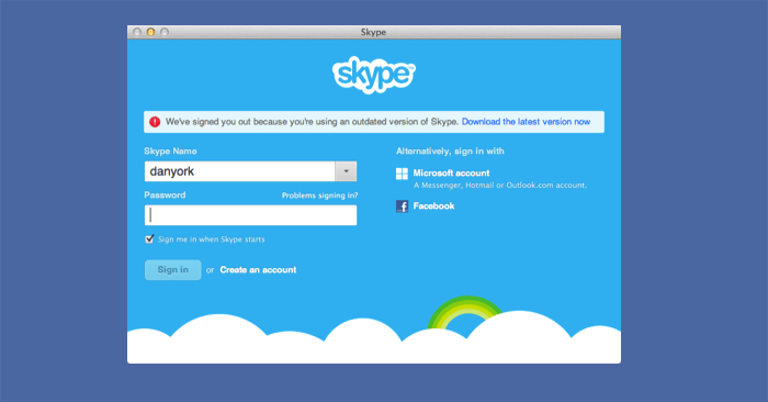 Skype version 6.15 for mac download